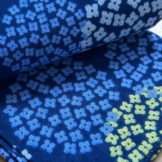 2-piece set tenugui hydrangea pattern (1 piece each color) cotton (finished no fraying) jinbei yukata onsen sauna sento overseas souvenirs ajisai