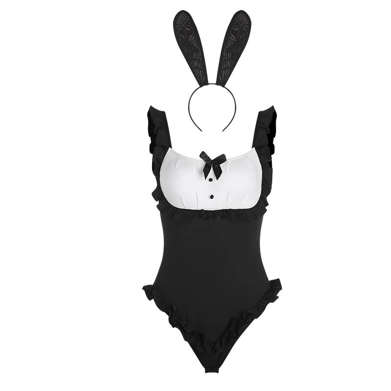 Sexy Underwear Bodysuits Bunny Girl Body Suit Women Lingerie Sexy Cosplay Uniform Crotchless Bodysuit Anime Uniform Lingerie
