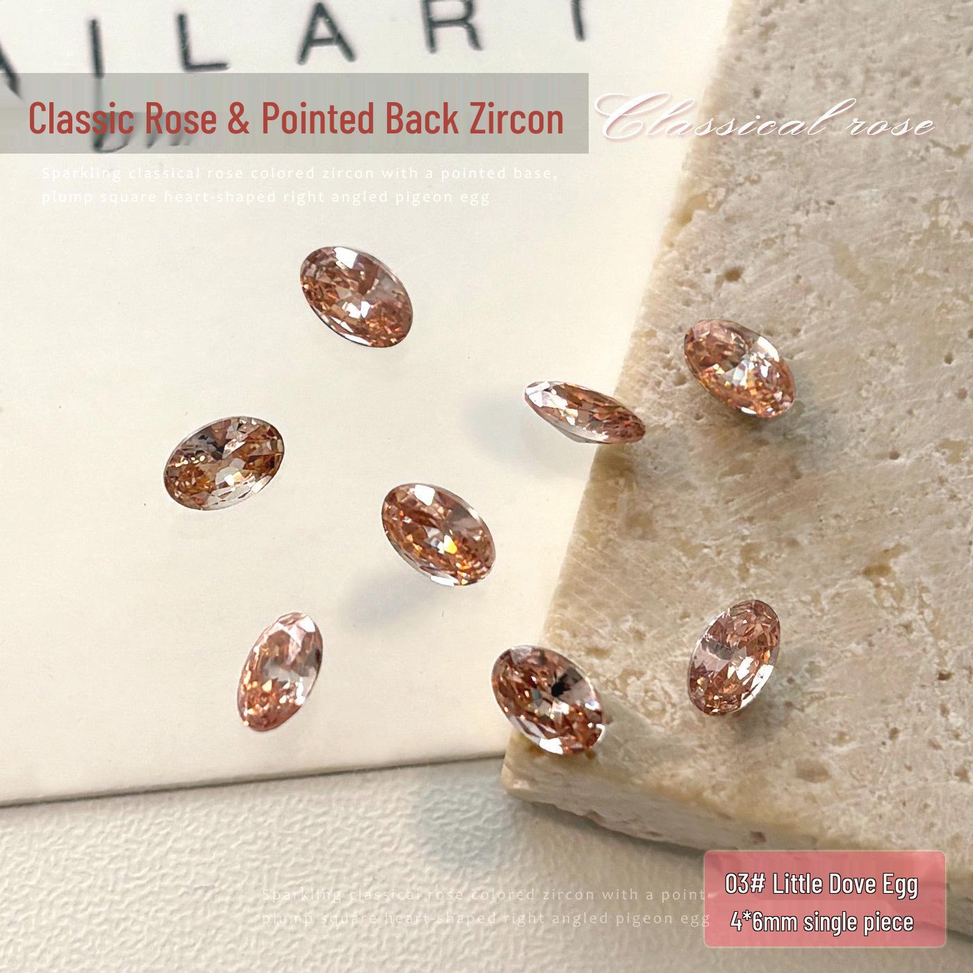Champagne Cubic Zirconia Nail Art: Irregular Shape Rhinestones & Clusters