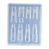 Flexible Nail Art Silicone Molds Create Flower Bowknot Charms For Professional Nail Design And Jewelry Making