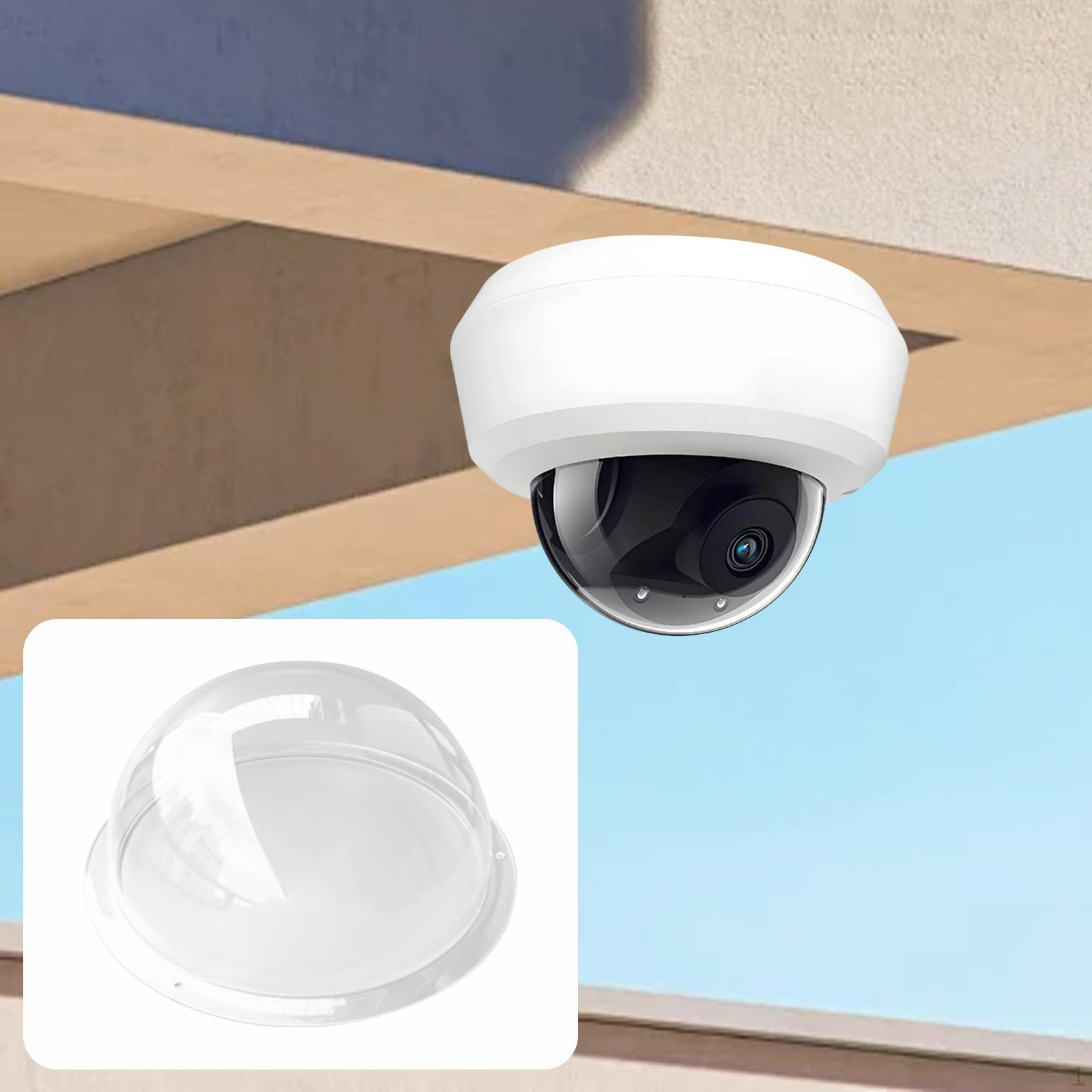 

Surveillance Security Camera Cover Universal for 4.7 inch Cameras Sturdy Low Distortion Housing