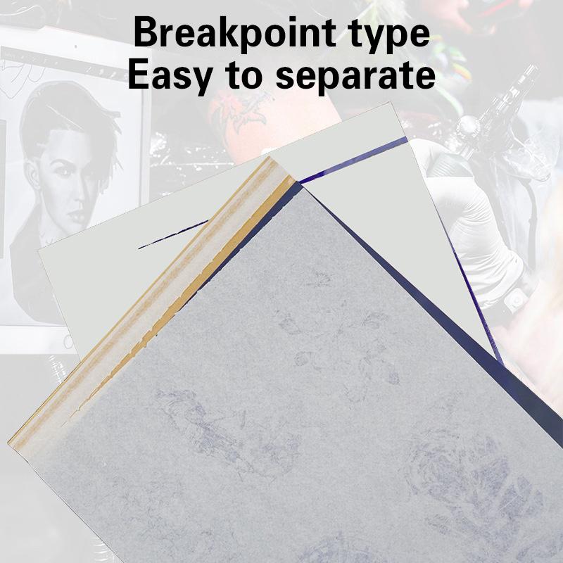 10 Pcs Tattoo Transfer Paper A4 Size 4 Layers Freehand Tattoo Transfer Machine Thermal Copier Stencil Paper Quality Stencil