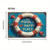 Retro Rectangular Tin Sign Home Garden Decor 20x30 cm