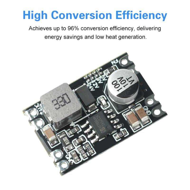 Voltage Conversion Modules Dc-Dc 6V-100V To 5V/9V/12V/24V Fixed Output Voltage Step Down Power Module