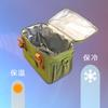 TOURBON Small Insulated Lunch Soft Nylon Multiple Exterior Crossbody or Bike Abrasion Water Perfect for and Outdoor Activities 6.8L Bag, Fabric,