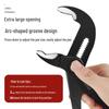 Multifunctional Adjustable Water Pump Pliers with Dipped Handle and Large Opening