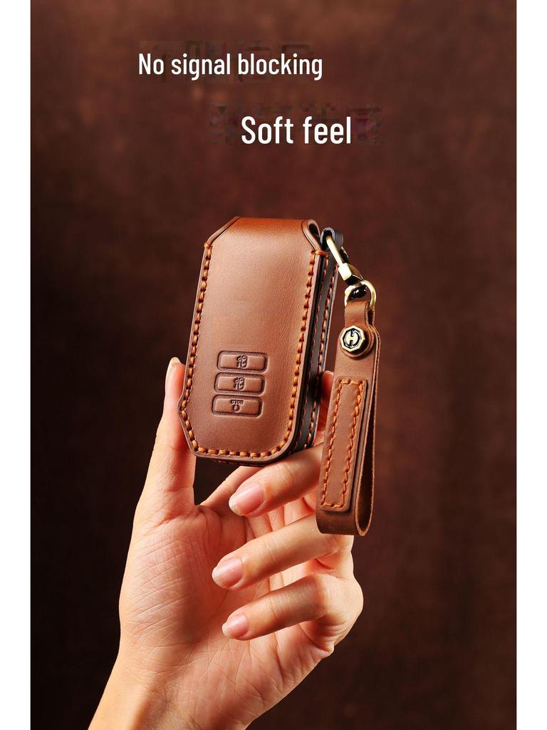 KIA Key Cover: Handmade Leather Shell for KN Sorento/Jiahua Business Car