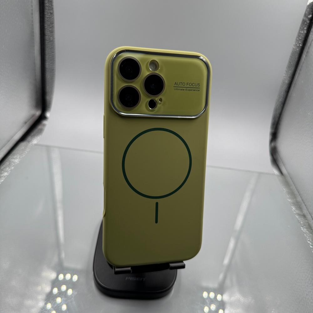 Large Window Camera Protection For Magsafe Case For iPhone 17 16 15 14 13 Pro Max Matte Original Magnetic Shockproof Phone Cover