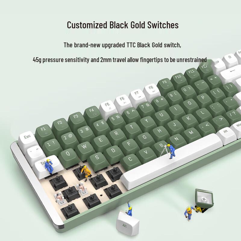 Azdyn Hola111 2.4G Wireless Mechanical Keyboard