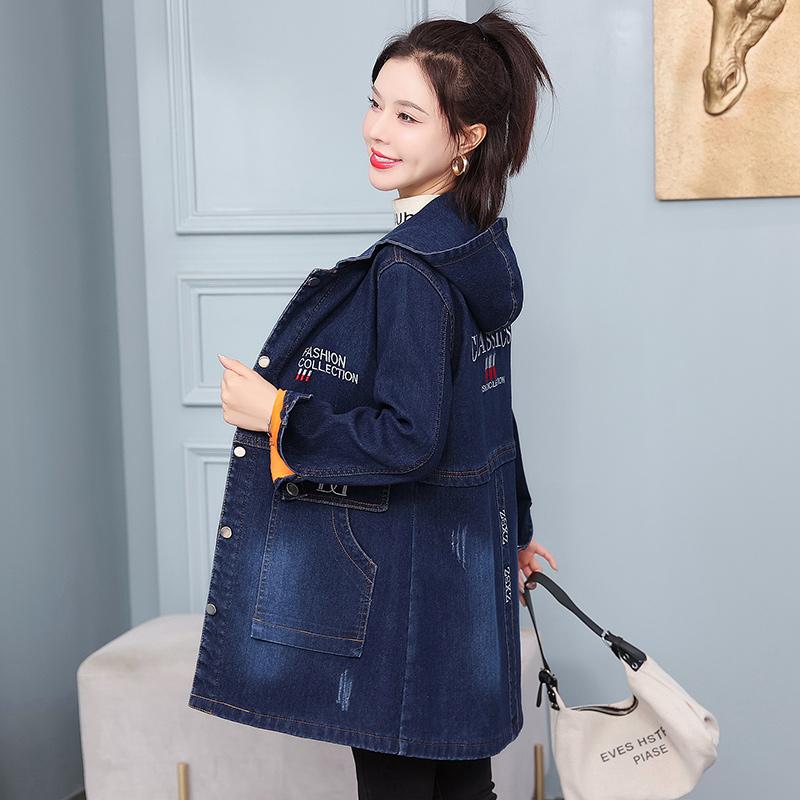 Velvet Jacket, Women's Denim, Korean Version, Women's Loose Top, Minimalist Jacket