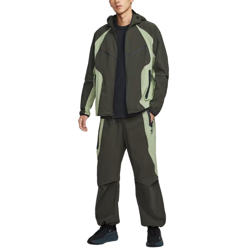 New Nike Tech Men's Dri FIT Woven Color Block Oversized Pants IH8467-355