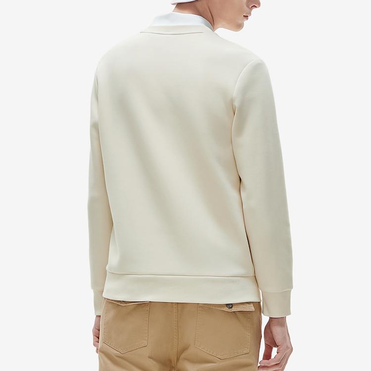 FILA Sweatshirts Men's Lactose Color Crew Neck Moderate Regular F11M218206F-BG