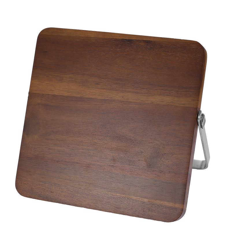 Double-Sided Magnetic Knife Holder – Solid Wood Stand for Kitchen Cleavers