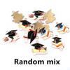 10Pcs Enamel Graduation Hat Charms Pendant for Necklaces Earrings DIY Jewelry Making Decorations Accessories Findings
