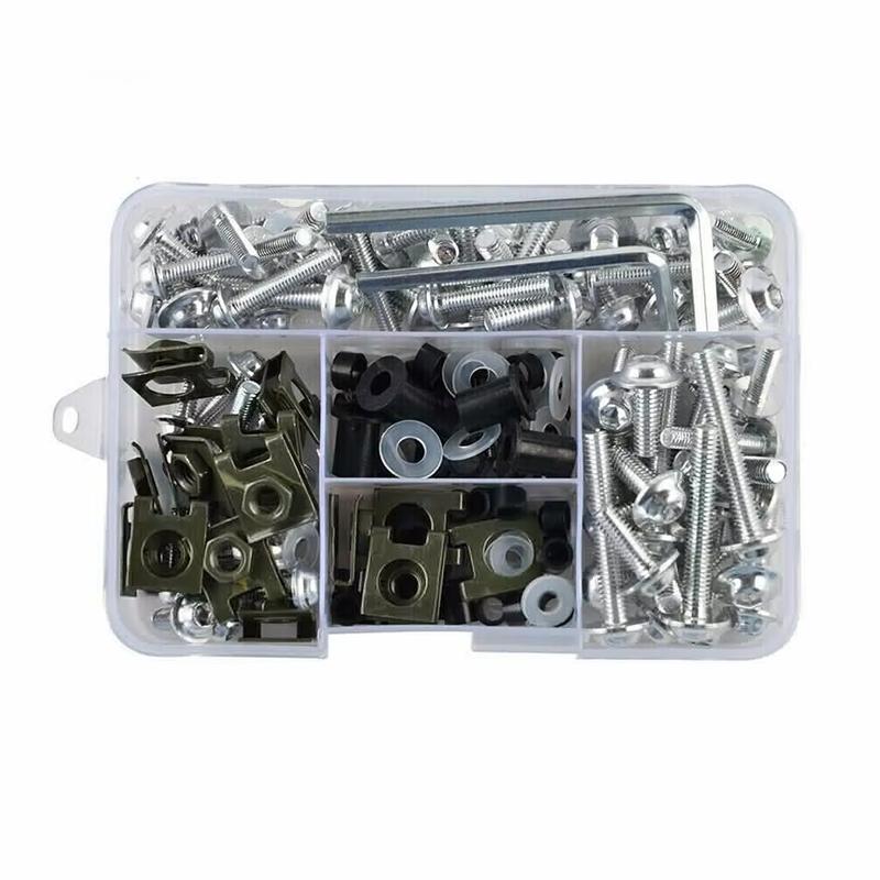 223ks Kompletní sada šroubů a klipů pro kapotáže Šrouby Matice Sada Pasuje Na YZFR1/R3/R6 R25 FZ1/6/8 MT NMAX TMAX XMAX XJR FJR