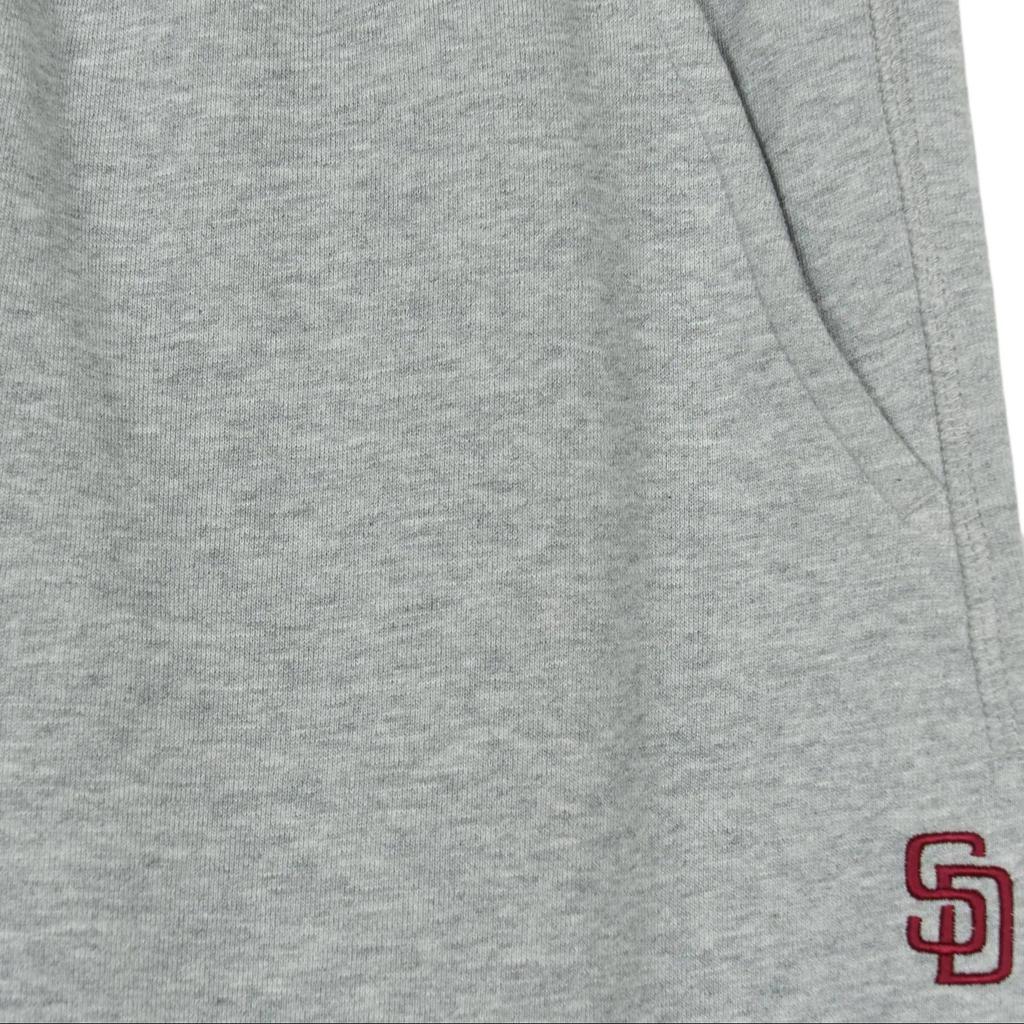 New MLB San Antonio Spurs Knitted Fabric Fitted Sweatpants Unisex Gray 3APTV0144-13MGS