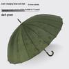 Double Person Water-Activated Blooming Long-Handled Umbrella for Women – Storm Curved Handle, Reinforced Rainproof Design