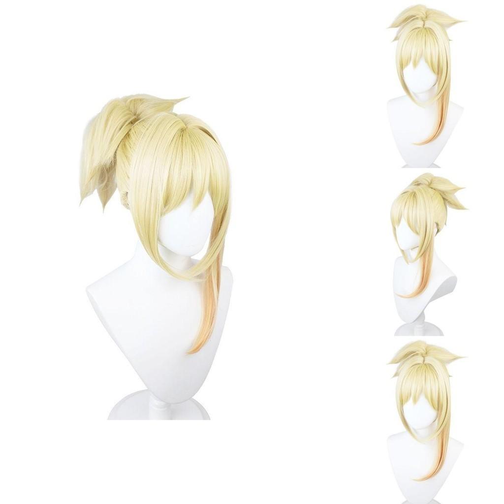 Genshin Impact Hutao Yoimiya Cosplay Costume Wig For Halloween