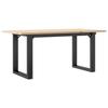 VidaXL Table Basse Cadre en O, Table d'Appoint, Bout de Canapé, Meuble de Salon Salle de Séjour, 90x40x45 cm Bois de Pin 3282664
