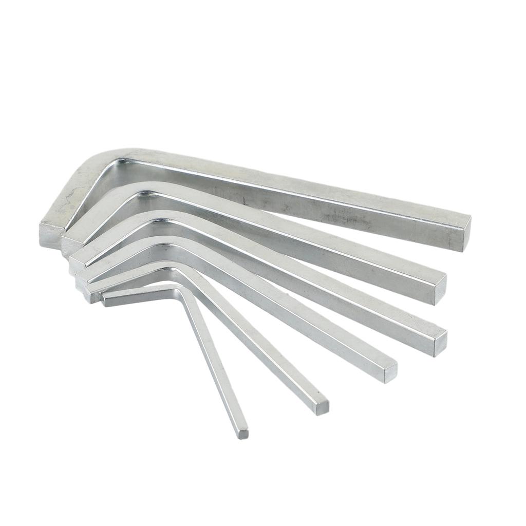 6Pcs L Shape Square Head Wrench Screwdriver Set with 3 8mm In Size and Square Key for Tightening Square Screws