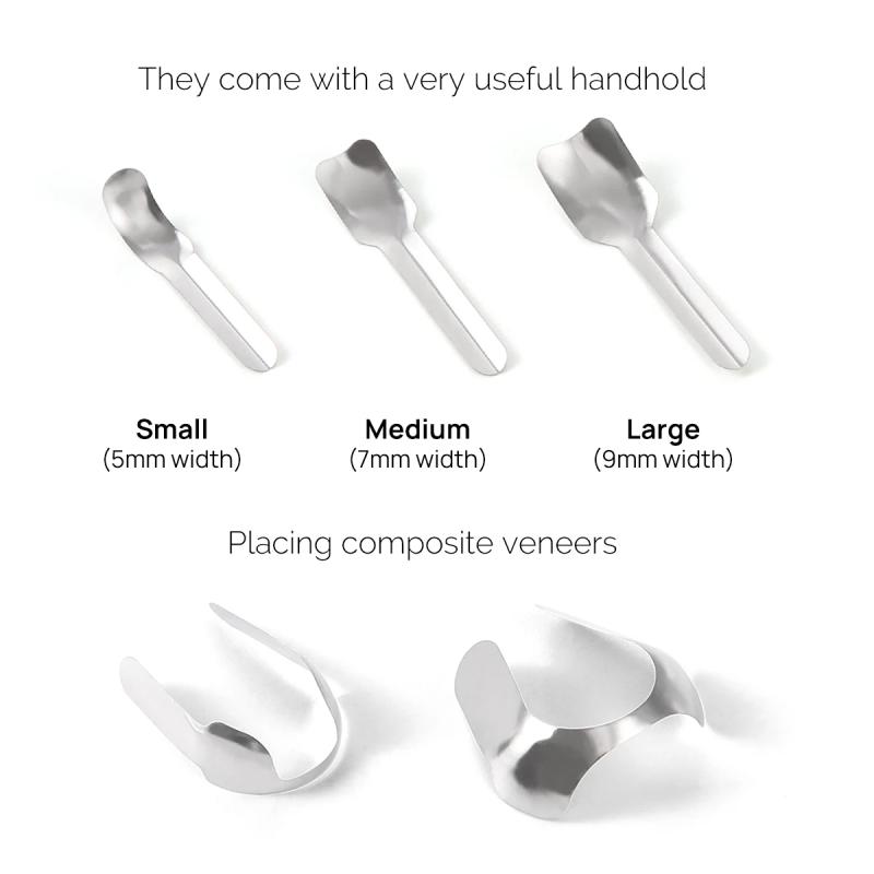 Dental Matrix Bands Anterior Proximal Strips Sectional Contoured Matrices Large Small Twin Dentistry Restoration Materials