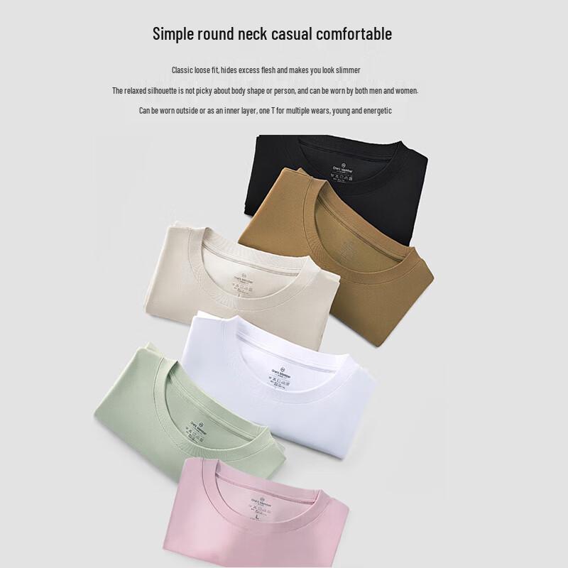 One's Member Cotton-Feel Quick-Dry Loose Casual Short Sleeve T-Shirt