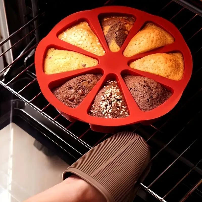 1ks Silikonová forma na dort 8 otvorů Tvar pomeranče Pán na pizzu 8 špiček Scone DIY Forma na fondánový dort Pečicí nástroje