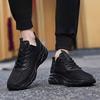 Svart Ovandel i Andningsbart Mesh Tjock Platå Ihåliga Herrars Vardagssneakers Bekväma Stilrena Lågt Pris Unisex Herrsportskor
