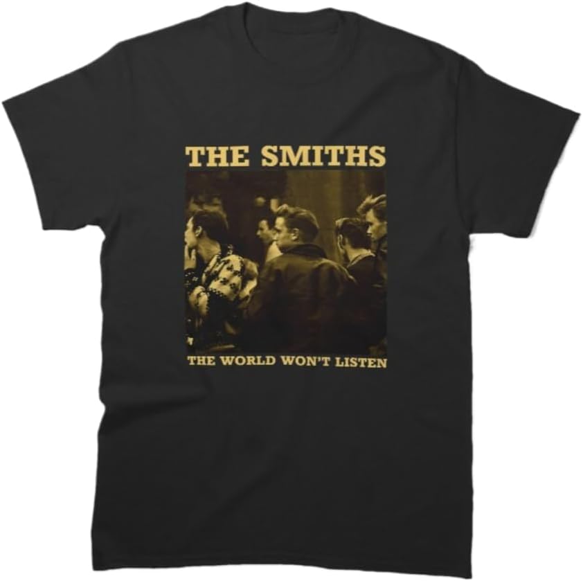 

The World Won t Listen Band Graphic T-Shirt Unisex 100% Cotton Crew Neck Short Sleeve Casual Tee 5XL різнокольоровий