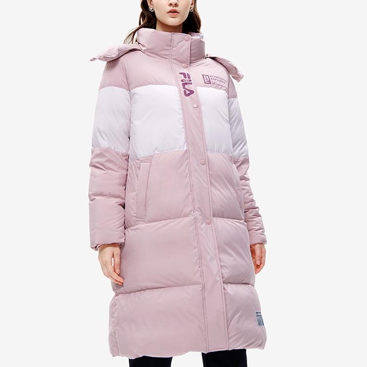 New FILA Down Jackets Women's Light Purple Red F11W243903F-PK