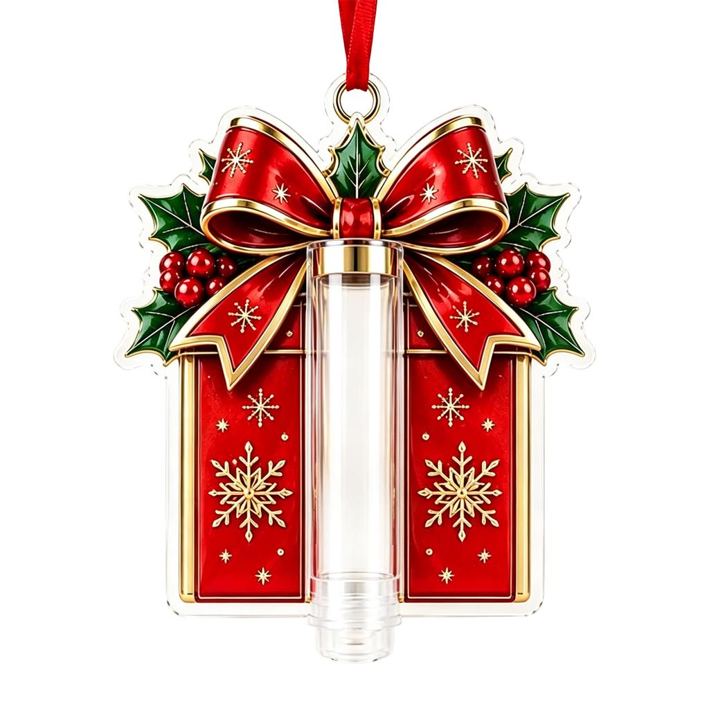 Christmas Hanging Storage Ornament Decoration for Holiday Home Decor, Festive Tree Accessory