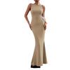 Women's Sleeveless Bodycon Long Dress