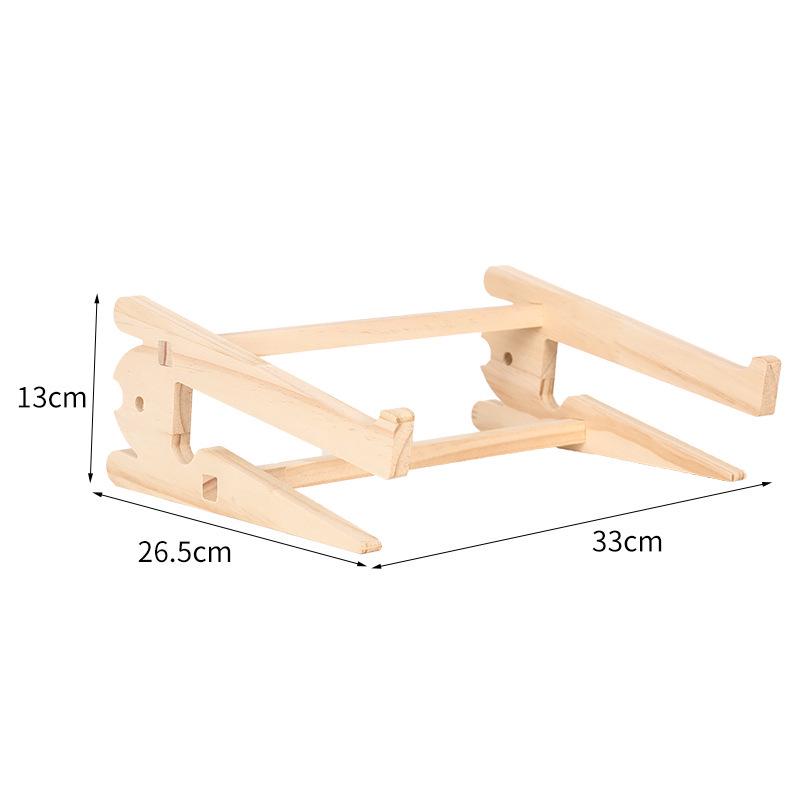 Wooden Laptop Riser and Desk Storage Stand