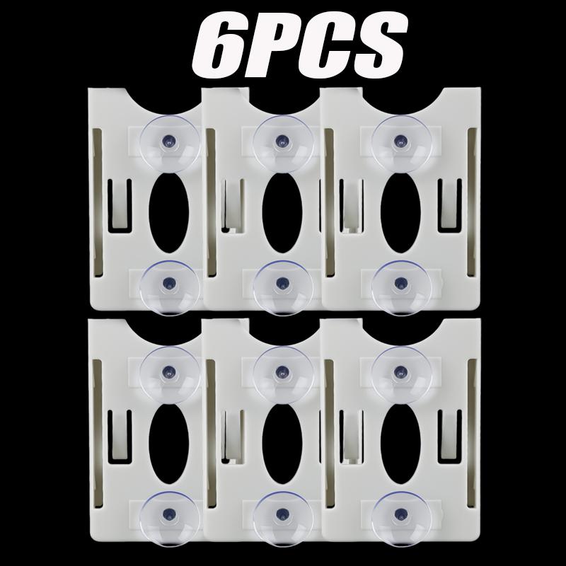 Car Windshield Parking ID Transparent Protective Card Holder Fastener Clips Auto Cards Holders Tickets Suction Cup Clip 1-10pcs