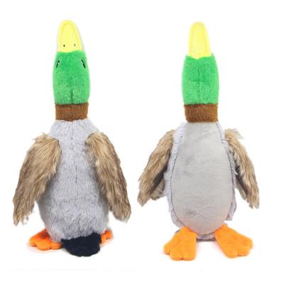Plush Duck Dog Toy for Aggressive Chewers Squeaky Dog Chew Toy Indestructible Stuffed Duck Toy for Dogs Boredom Relief Teething