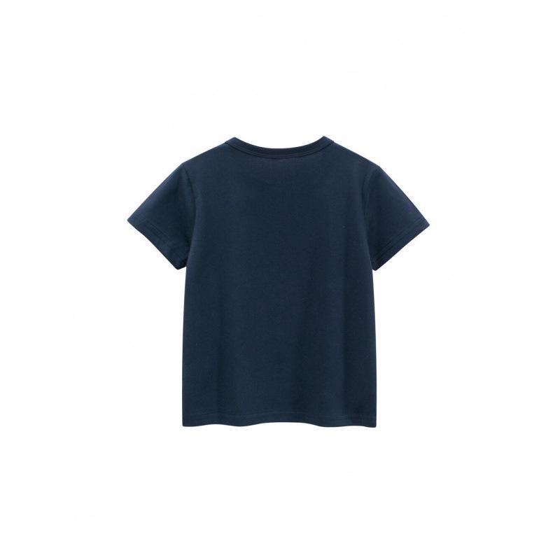 27kids Koreanischer Stil Kinder Sommer Cartoon T-Shirt - Kurzarm Rundhals für Jungen & Mädchen