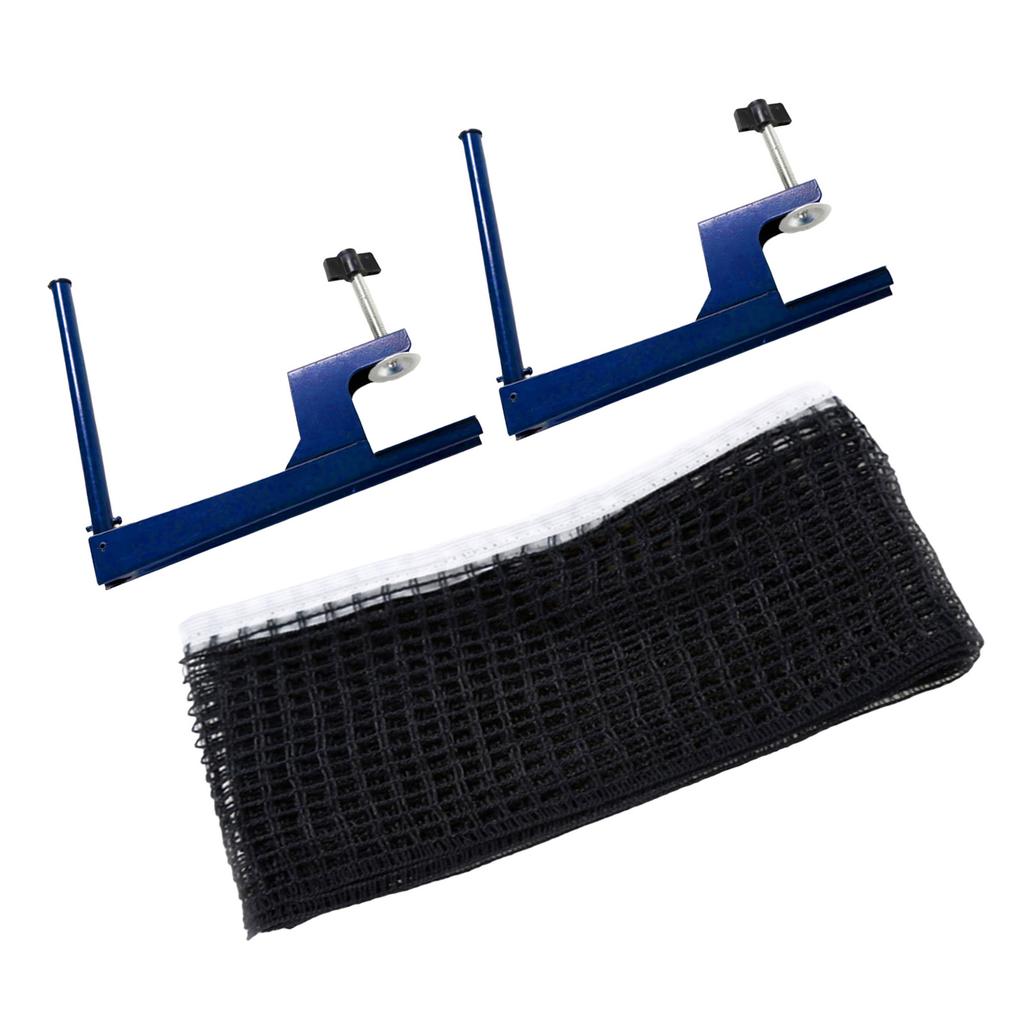 Folding Pingpong Mesh Net Clip Indoor and Outdoor Table Tennis Net and Post Set for Training Competition Game Playing
