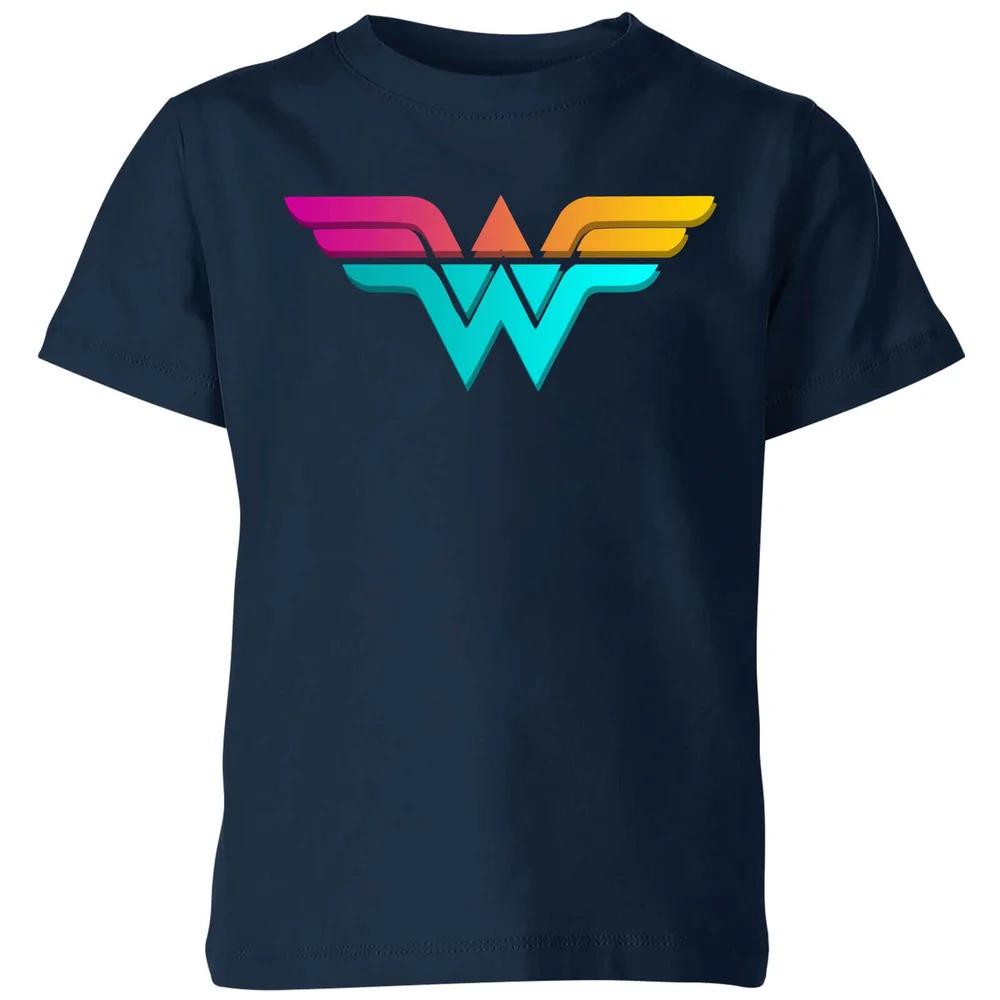 

Justice League Neon Wonder Woman Kids T-Shirt - Navy - 3-4 Years 130