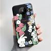 For Nokia 5.3 INS Aesthetic Black For Nokia 5.4/Nokia 3.4 Shockproof Jelly Cover Coconut Tree Pattern Anti-Scratch Soft Shell