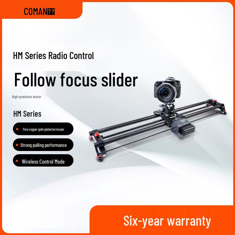 8K Electric Carbon Fiber Camera Slider HM80S for DSLR Timelapse & Follow Focus Photography