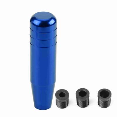 Pomello Leva Cambio Manuale Universale in Lega di Alluminio per Auto 13cm Blu