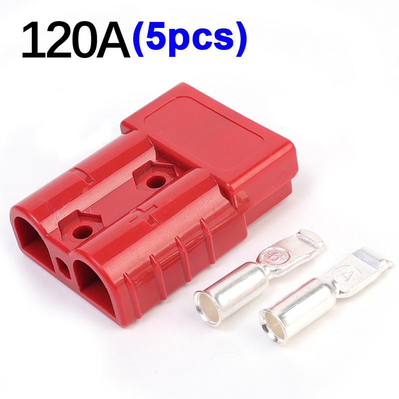 10/1pcs 50A/120A Anderson Style Plug Connectors DC Power Solar Caravan Motorcycle Socket Battery Charging Adapter Accessories