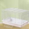 Portable Hamster Cage And Habitats, Travel Metal Mouse Cages , Hamster Habitat Rodent Gerbil Mice Rats Animal Critter Home Cage