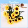 Sunflower Artificial Flower Bouquet Ornament For Wedding Decor And Display Home