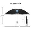 Automatic Umbrella with Reflective Stripe Reverse Led Light Umbrella For Volkswagen VW Golf Polo Tiguan Passat Touareg Magotan T