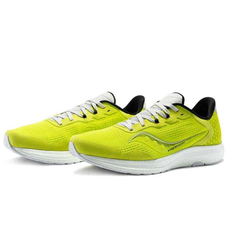 SAUCONY Freedom 4 Versatile Comfortable Sports Fabric Synthetic Leather Shock Absorbing Non-Slip Wear-Resistant Low-Top Running Shoes S20617-55
