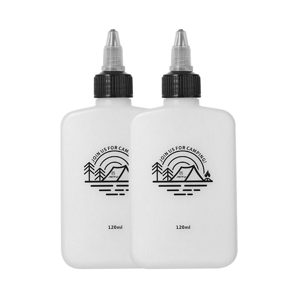 120ml Camping Seasoning Bottle Oil Dispenser Bottle HDPE Condiment Container Seasoning Jar Squeeze Bottle for Camping Supplies