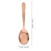 Stainless Steel Flat Spoon Soup Spoons Set Gold Kitchen Dessert Ramen Ladle Spoon Ergonomic Large Serving Spoons For Home