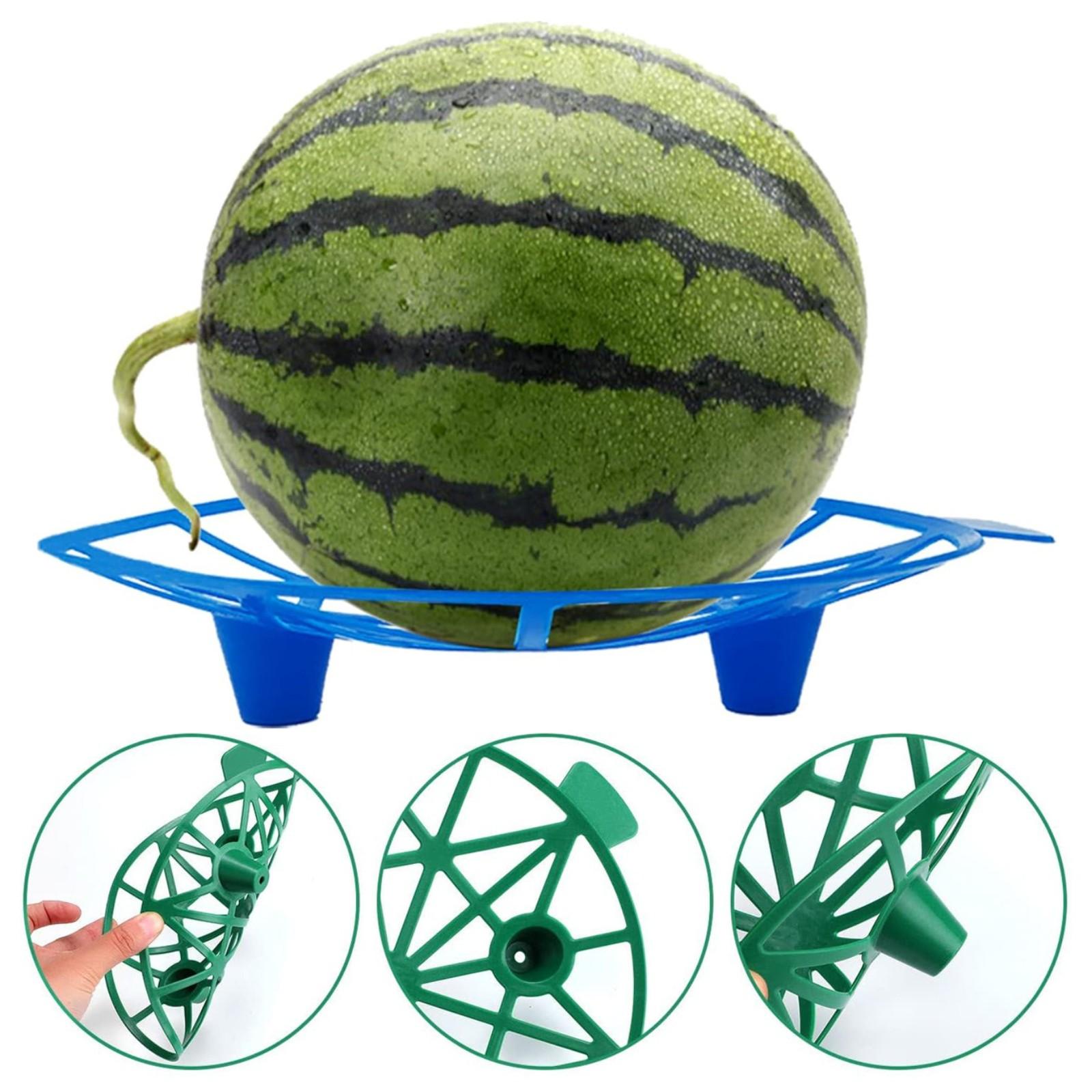 

Watermelon Pad Melon And Fruit Planting Tray Garden Agricultural Melon And Fruit -permeable Plastic Stable Bracket Fruit Support Rack One Size синій