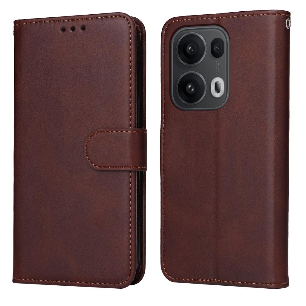 For Oppo Reno14 Pro 5G (China)/Oppo Reno13 Pro 5G/Oppo Reno14 Pro 5G (Global) Case Wallet PU Leather Folio Flip Phone Cover